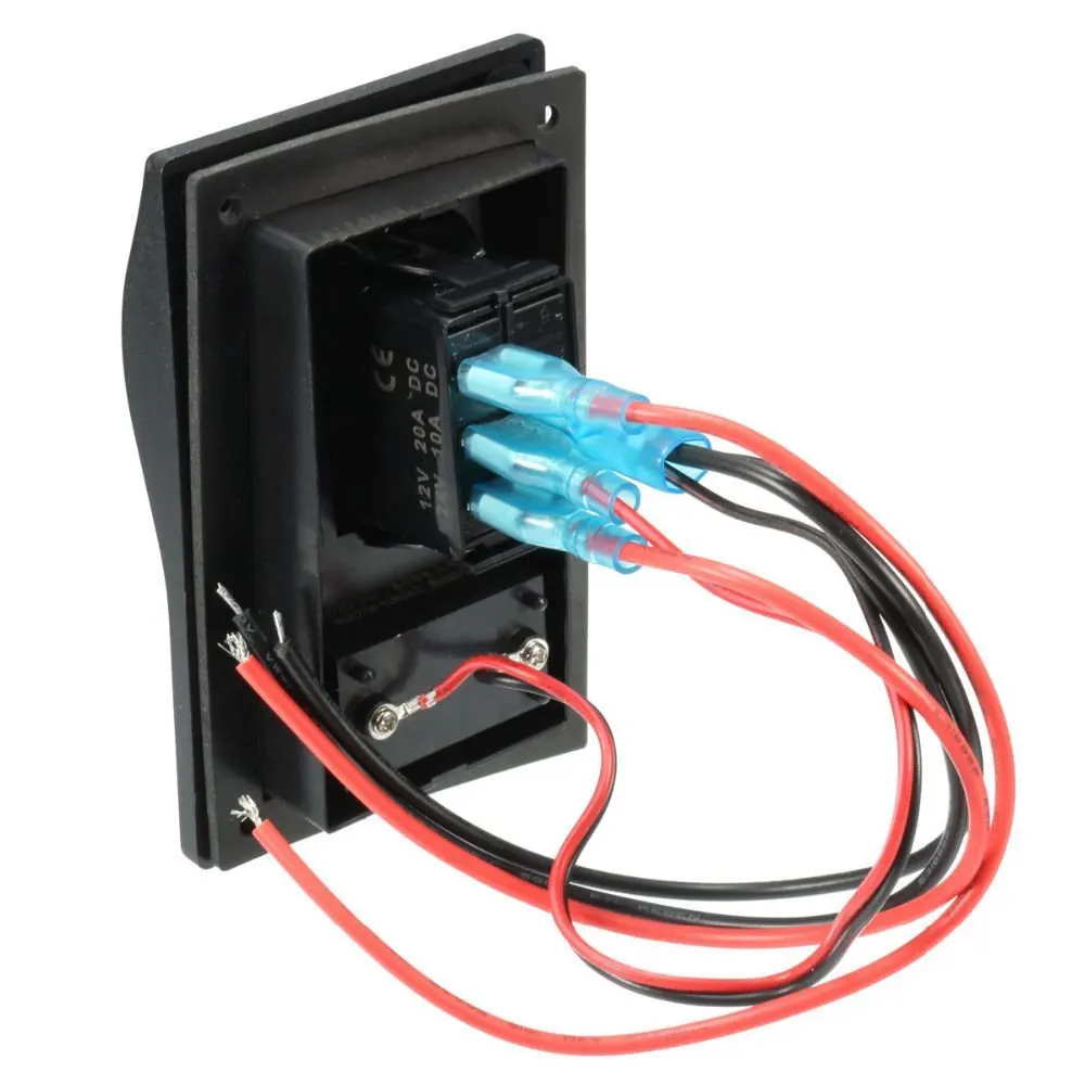  ͸ ׽Ʈ г Ŀ ġ, ڵ Ʈ  Ʈ а, DC 12-24V ,  LED ǥñ, 4P ON-OFF-ON ġ