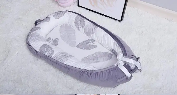 Baby Sleep Nest Bed Removable Newborn Protector Cushion Cotton Infant Bebe Crib Cradle Babies Cot Bassinet