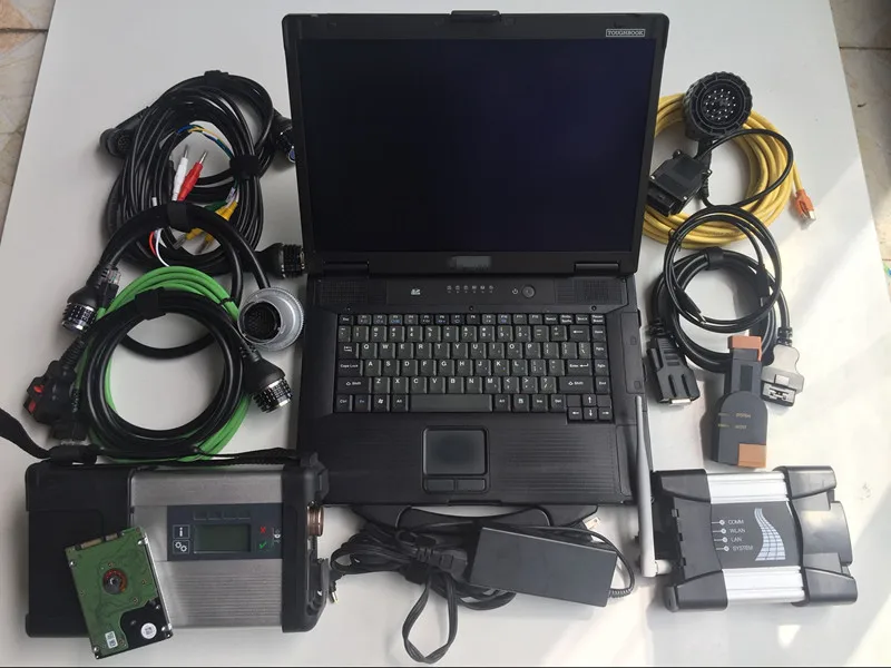 El mejor MB Star C5 SD conecta C5 con el más nuevo 2019 1TB HDD 2in1 para BMW wifi ICOM siguiente p