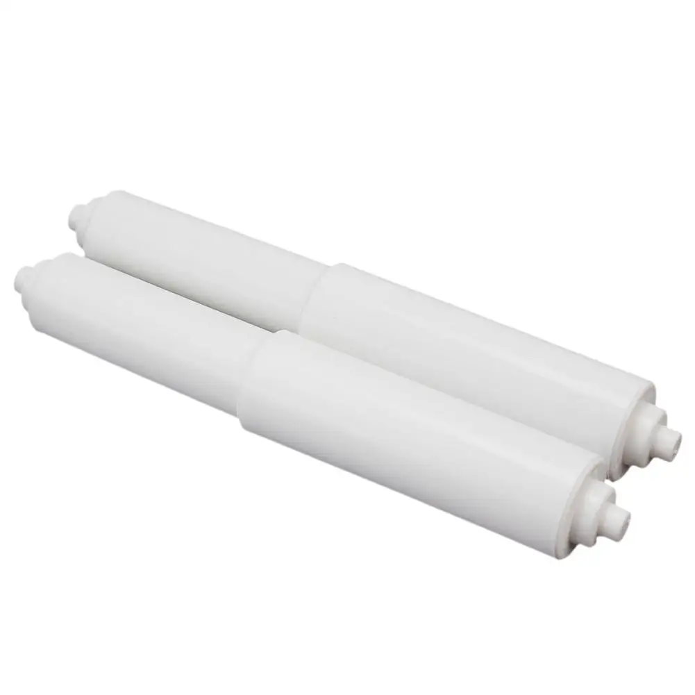 2x Plastic Toilet Paper Rollers Roll Holder Replacement Bathroom