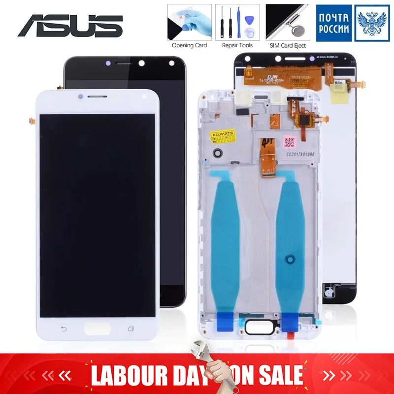 

5.5'' Original LCD For ASUS Zenfone 4 ZC554KL Display Touch Screen Digitizer with Frame Replacement X001D For ZenFone 4 Max LCD