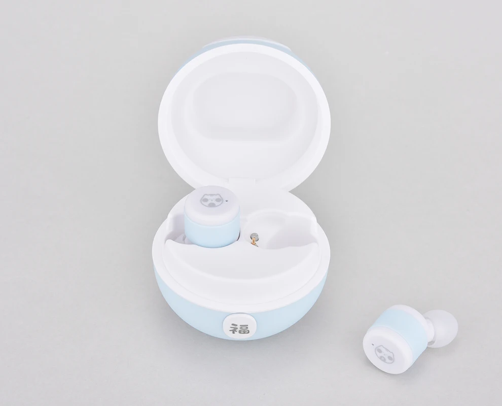 ICARERFAMILY прекрасный Roly-poly Bluetooth наушники 5,0 беспроводные Bluetooth наушники для телефона Tap беспроводные наушники стерео бас