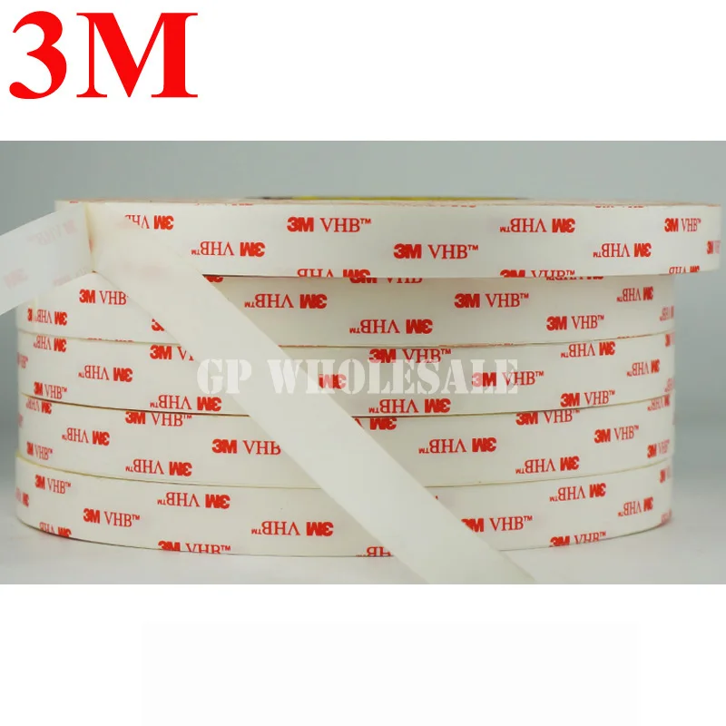 

(0.4mm Thick) VHB 3M4920 Double Coated Acrylic Foam Tape Replace Rivets, Welds, Liquid Glue for Wood, Metal, Phone Screen