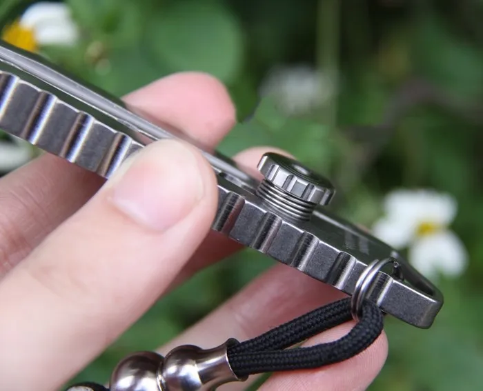 EDC Outdoor Heavy Blade Lightweight Titanium Alloy TC4 Cutting Knife Opener EDC Knife