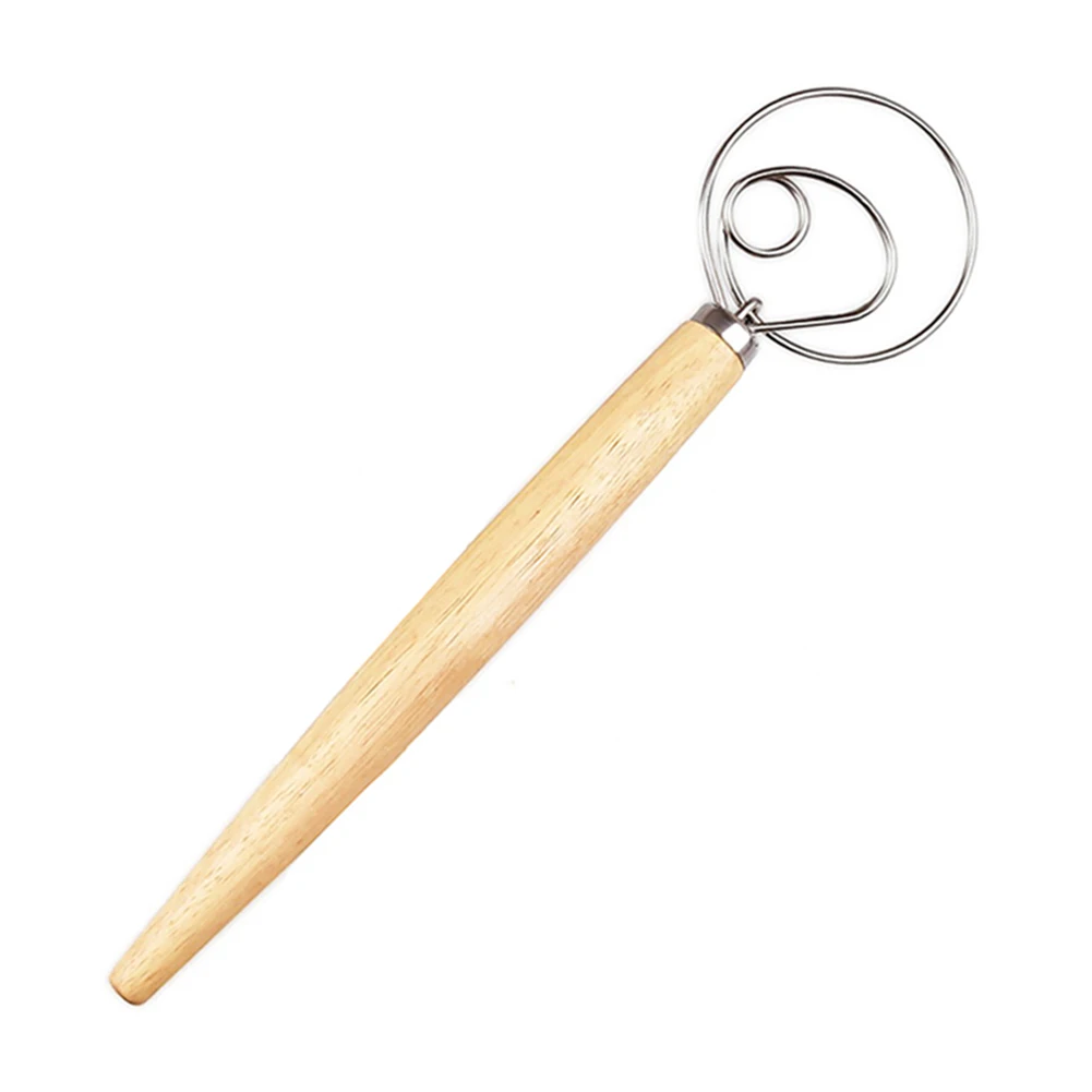 Горячий хлеб венчик для теста венчик для яиц деревянная ручка Аксессуары Инструмент для кухни LSF99