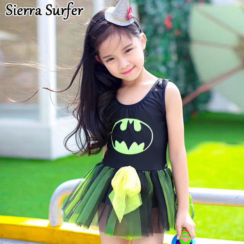 

Kids Swimwear For Girls Children's Girl Children Child Bikini Swimming Suits Big Suit Batman Skirt Dress Biquini Infantil