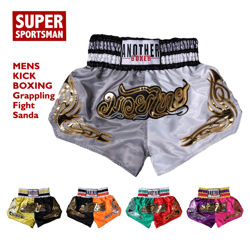 

Kick Boxing Men Mma Tiger Muay Thai Shorts Kids Boys Kickbox Grappling Fight Training Trunks Children Kickboxing Fitness Clothes