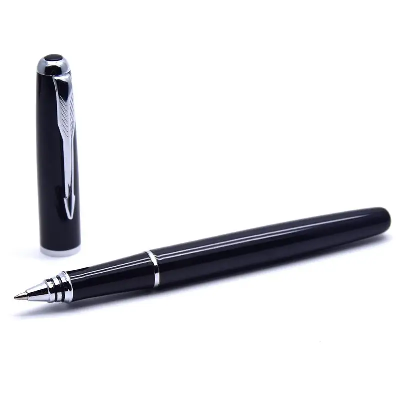 Steel-blue ink Guoyi A110, модная металлическая гелевая ручка, 0,5 мм, наконечник для обучения, офиса, школы, канцелярские принадлежности, подарок, роскошная ручка для отеля, шариковая ручка для делового письма - Цвет: Steel-blue ink
