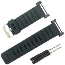 For Suunto Core Traverse Watch Band Strap Rubber Watchband 24MM +1 set Adapters +Tools For Suunto Core Traverse Watch Band Strap Rubber Watchband 24MM +1 set Adapters +Tools