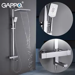 GAPPO смеситель для душа ванной смеситель ABS Водопад ванна смеситель головы душ настенный смеситель для душа, набор