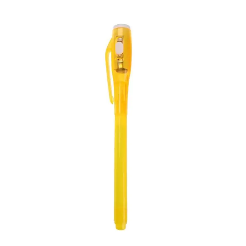 Светильник, светящийся светильник, волшебная ручка, темная, забавная, новинка, кляп, популярные игрушки, волшебная ручка для детей, взрослых, кисть для рисования - Цвет: Yellow 2
