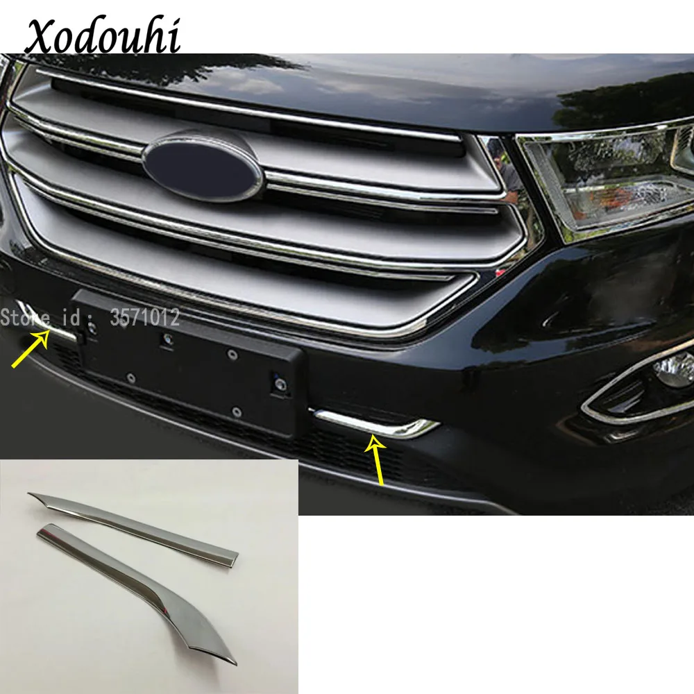 Обложка для автомобиля Ford EDGE 2015 2016 2017 хромированная рамка из АБС-пластика гонок