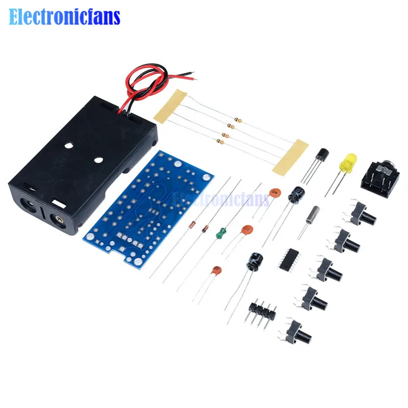 76 МГц-108 МГц беспроводной стерео FM радио комплект аудио приемник PCB FM модуль комплекты обучения электроники для Diy 1,8-3.6В DC