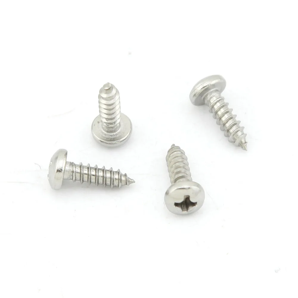 100 шт. M3.9x13mm Нержавеющая Сталь Phillips Езды винт С Цилиндрической Головкой|screw steel|screw