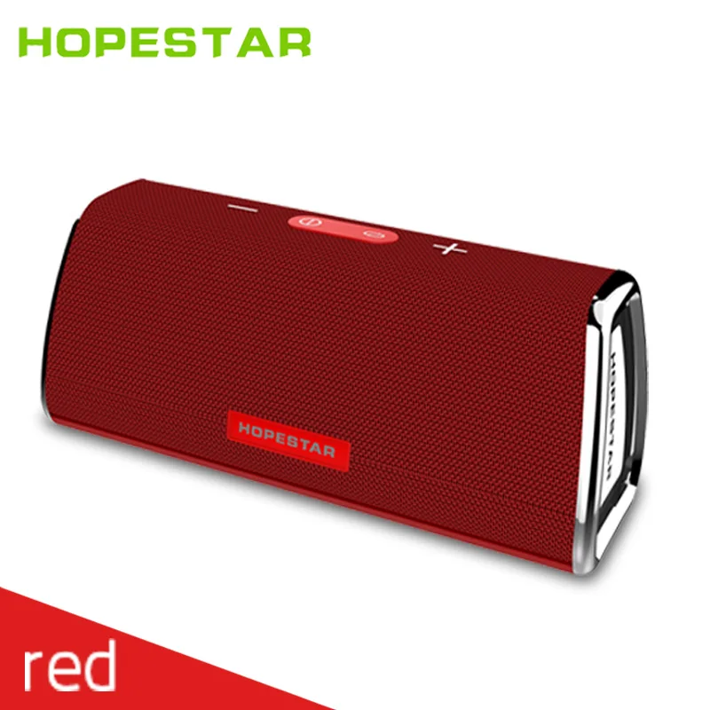 HOPESTAR H23 беспроводной IPX6 Водонепроницаемый Bluetooth динамик домашний кинотеатр для ТВ динамик s Открытый Портативный Саундбар громкий динамик коробка - Цвет: red