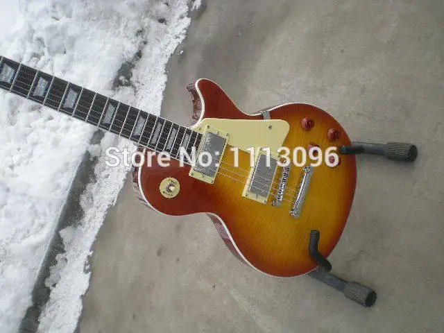 

free shipping guitar+lpstandard guitar/maple flame top/electric guitar/guitarra/guitar in china