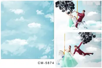 

LIFE MAGIC BOX Photography Backdrops Blue Sky And White Clouds Background Cm-5874