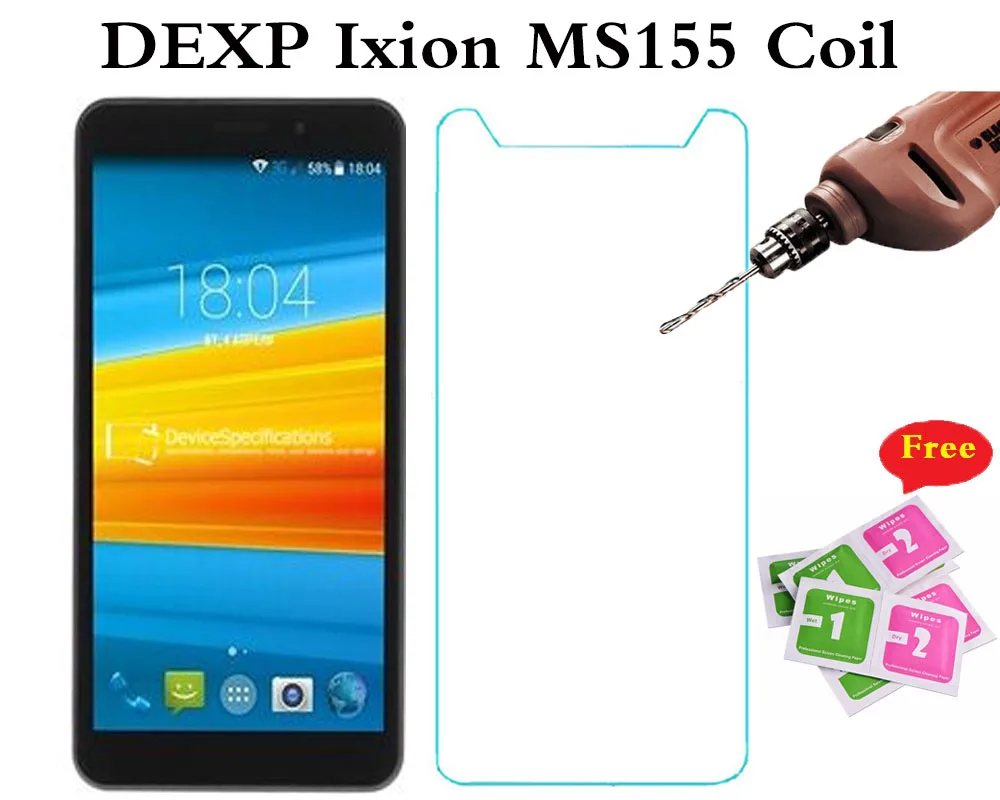 Закаленное стекло для DEXP Ixion ES950/MS255/ES355/ES255/X335/MS155 Взрывозащищенная защитная пленка на переднюю панель протектор экрана <