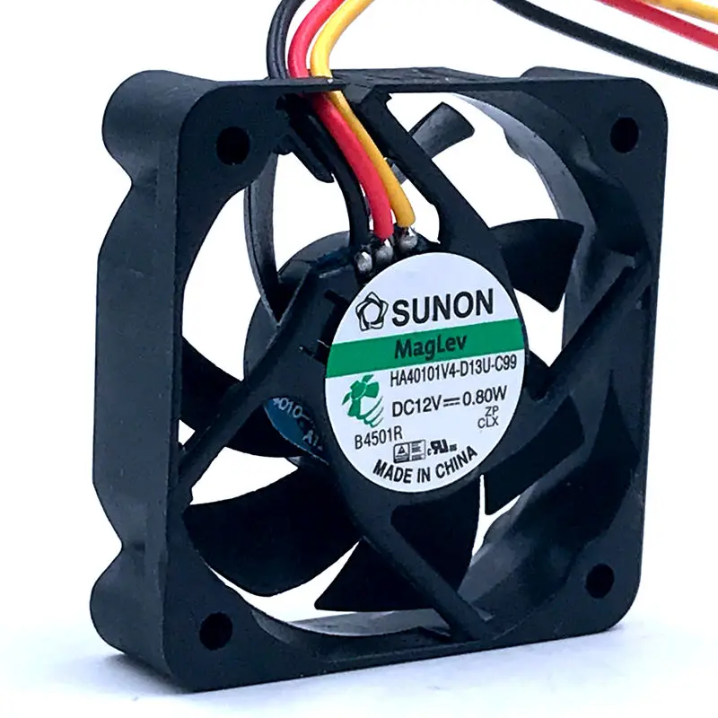 Тихий тихий 40 мм вентилятор новый для Sunon HA40101V4 D13U C99 12 В постоянного тока 0 80 Вт 4 см