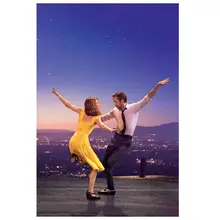 TaaWaa La La Land Movie Art Silk Fabric Poster Print Home Living Room Decor Wall Painting 16x24 24X36 Inches Free Shipping