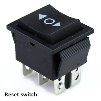 

1 PCS KCD4 6 Pin Black Rocker Switch ON-OFF-ON 3 Position 16A 250VAC/ 20A 125VAC Reset Power Switch