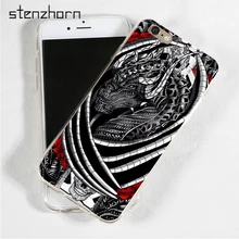 Stenzhorn Dragon Wings Gothic Tattoo Cross Skull Graphic Soft Clear Phone Case Cover For IPhone 5 Stenzhorn Dragon Wings Gothic Tattoo Cross Skull Graphic Soft Clear Phone Case Cover For IPhone 5