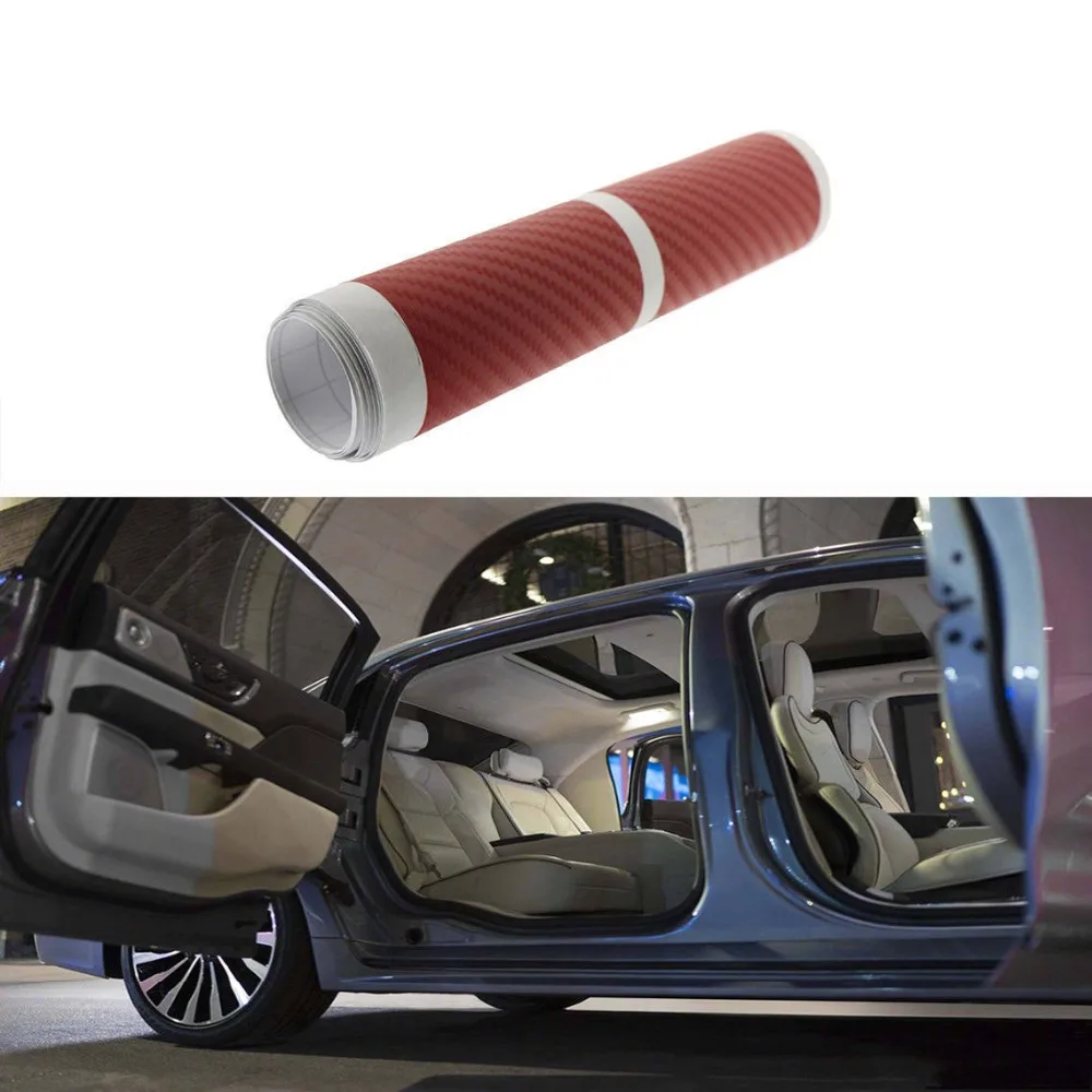 

Red Auto Car Protective Film Vinyl Door Sill Edge Paint Protection Truck Custom