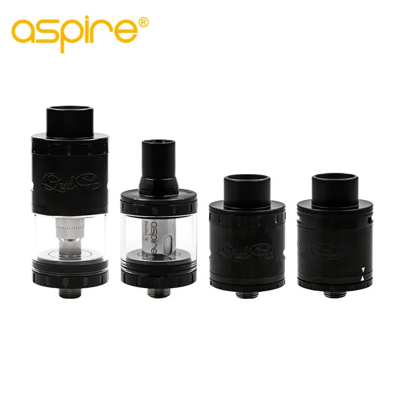 Оригинальный Aspire Quad-Flex выживания комплект 4 в 1 распылитель RDTA и сквонк RDA Наутилус