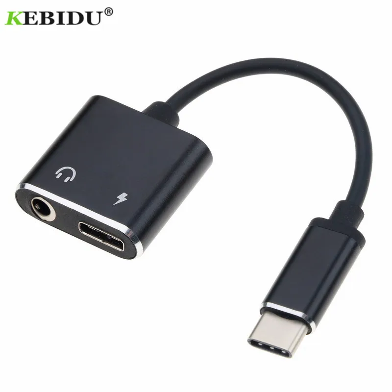 Кабель адаптер Kebidu Usb 3 1 Type C для наушников 5 мм типа смартфонов с разъемом папа и на