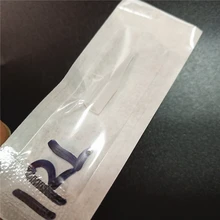 100 шт. 1RL Индивидуальная упаковка одноразовые Пластик постоянного макияжный распылитель советы для долговременного тату макияжа игла Размеры