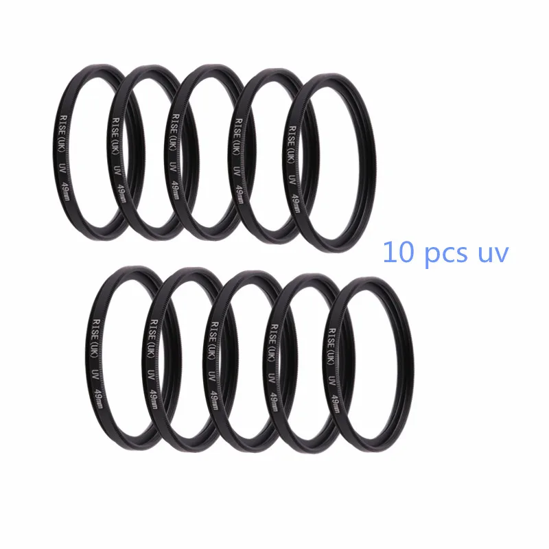 10 PCS Camera Filter 49mm/52mm/55mm/ 58mm/62mm/ 67mm/72mm/ 77mm/ 82mm UV For Canon Nikon DSLR Lens | Электроника