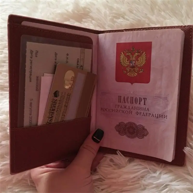 5 видов стилей новый роскошный кожаный Высокое качество бренд путешествия Обложка для паспорта визитница защитный для паспорта рукав