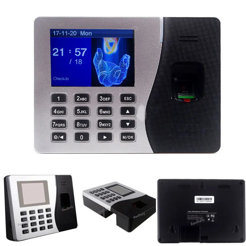 

Time Attendance with Fingerprint Reader TCP/IP RJ45 Employee biometric attendance system attendance machine