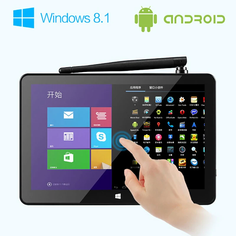 PIPO X8 Dual OS 7 "Mini PC Сенсорным Экраном TV BOX Windows 10 + Android 4.4 Intel Z3736F Quad Core 2 ГБ + 32 ГБ/64 ГБ Tablet HDMI