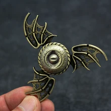Магический глаз крутой Tri-Spinner Игрушки для спиннинга металлический ручной Спиннер для аутизма и СДВГ Finger Spinner уменьшить акцентированные Спиннеры игрушки Дети