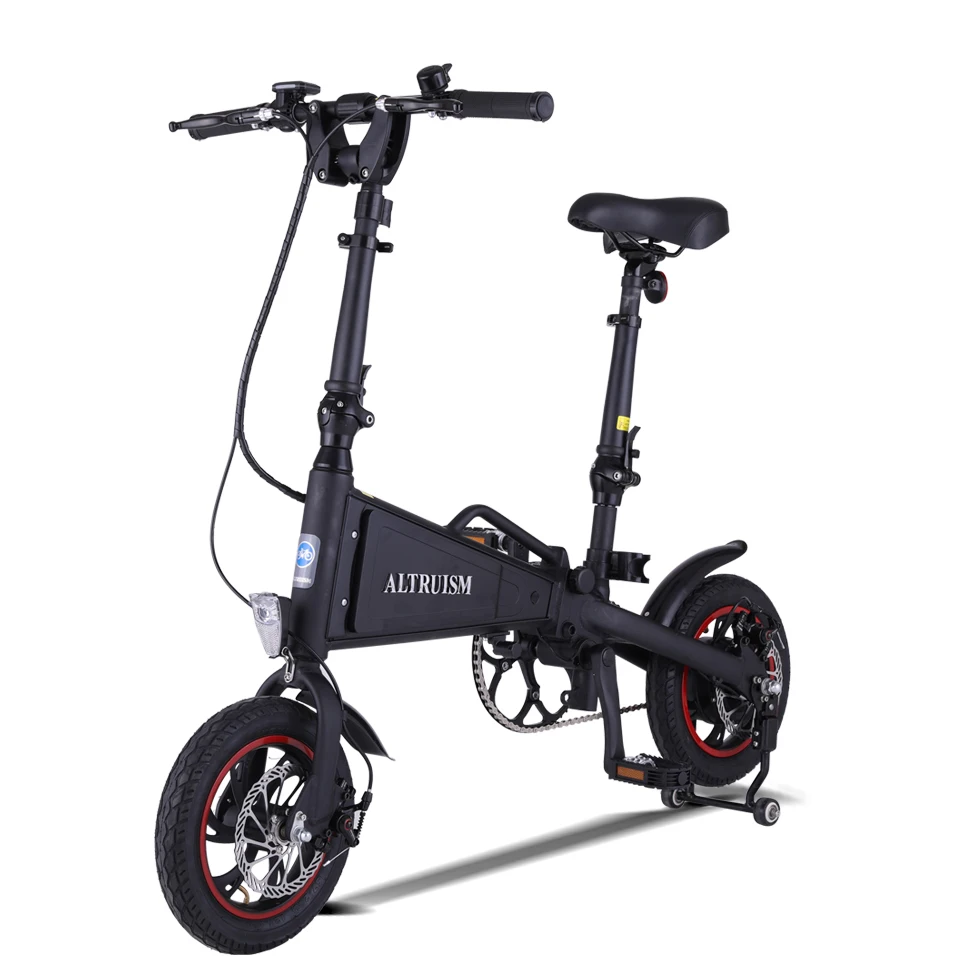 Sale ALTRUISM A1 36V*350W Electric Bicycle Cycling Watertight Frame Inside Li-on Battery Folding ebike 2