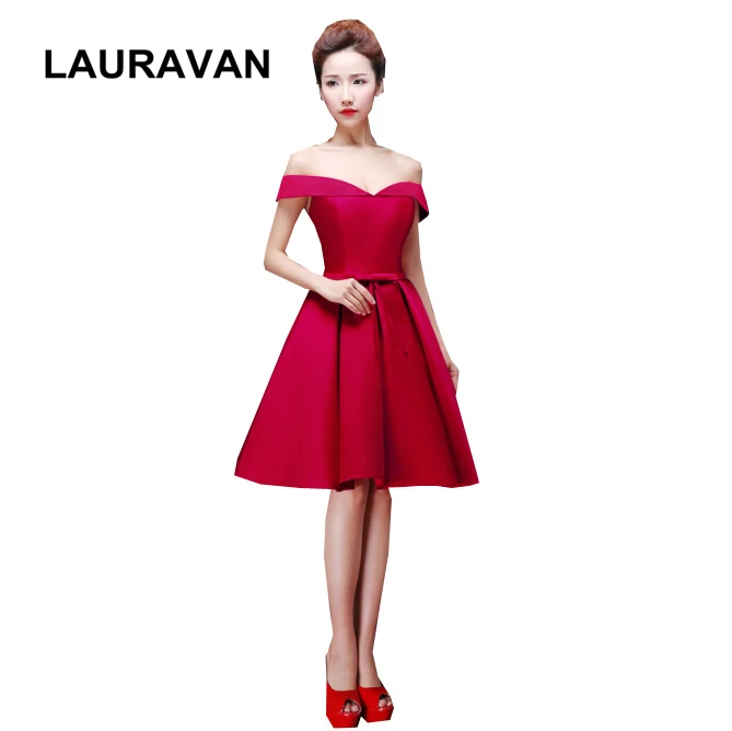 Email robot comprar Vestido de boda corto moderno para dama de honor, vestidos de fiesta para  damas de honor adultas de color rojo vino, para adolescentes, envío  gratis|bridesmaid party dresses|party dresses for teensparty bridesmaid  dresses -