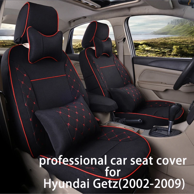 Legua Car Seat Cover Set for Hyundai Getz(2002 2009)Water proof Seat Protector for Auto Interior