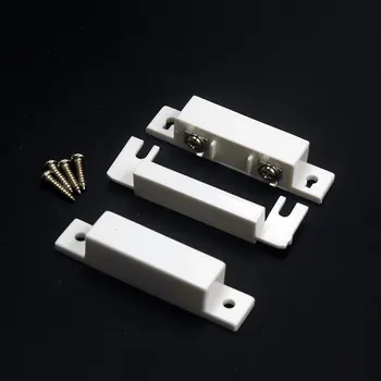

New Wired Intelligent Door window Detector Pired Door Magnetic with Screws Surface-Mounted for GSM Home office Alarm System