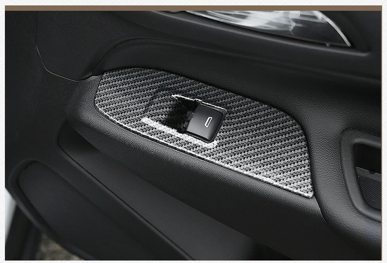 Для Chevrolet Equinox ABS Хромированная для дверей окон Управление крышка панели коммутатора крышка отделка 4 шт Тюнинг автомобилей