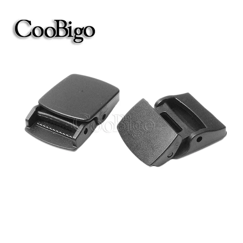 2pcs 1" Cam Buckle Plastic Hardware Belt bing Backpack Slide Toggle