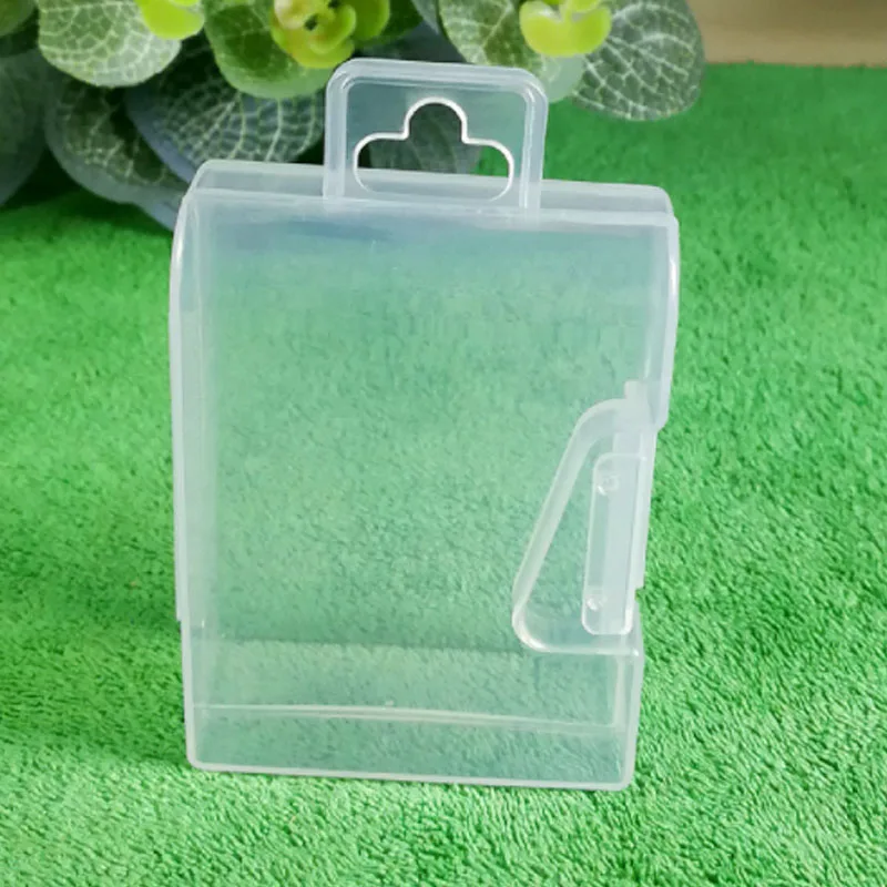 

Mini PP Plastic Small Clear Case Storage Box Jewelry Pin Digital Electronic Accessories Carrying Case 5PCS