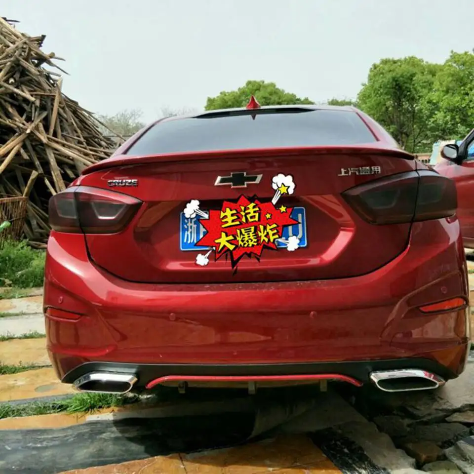 Используется для chevrolet спойлер cruze 2017 Высокое качество ABS Материал заднее крыло