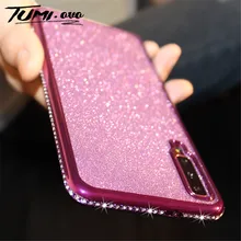 Стразы блестящий чехол для samsung Galaxy A7 A6 A8 плюс бриллиантовый чехол для samsung A10 A20 A30 A40 A50 A60 A70 M10 M20 M30