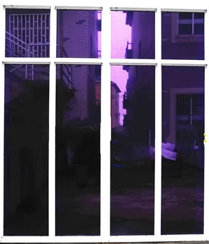 

Purple Silver Insulation Window Film Solar Reflective One Way Mirror color window Sticker for Home and office decor Length 200cm