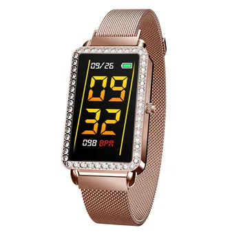 

A88 Fashion Girl's Smart Watch with Heart Rate Monitor Multi-function Sports Watch Women Smart Bracelet for iPhone Xiaomi Phone