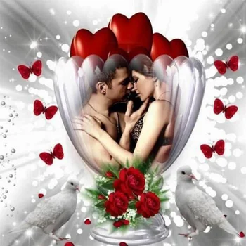 

5D Diamond embroidery full drill square diamond painting DIY cross stitch crystal wall picture Bedroom Y689