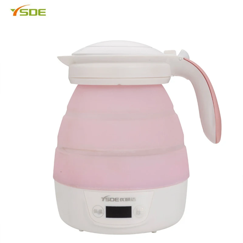 

Electric tea Silicone Foldable portable travel camping camping water 1L 850w russian free shipping