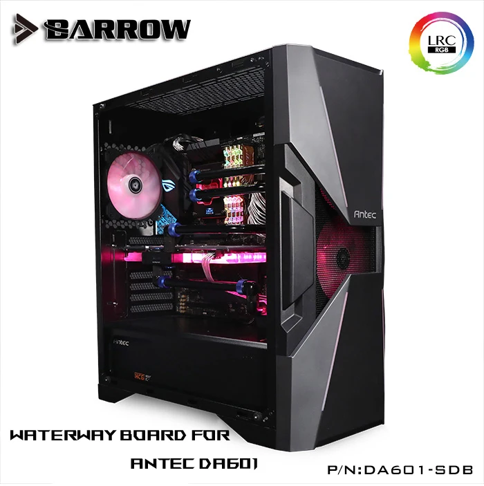 Pаспродажа Курган DA601 SDB, водные доски для Antec DA601 чехол, для Intel cpu водоблок и один GPU корпус