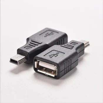 

Mini USB Male to USB Female Converter Connector Transfer data Sync OTG Adapter for Car AUX MP3 MP4 Tablets Phones U-Disk Mouse